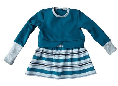 Girly Sweater STREIFEN in Gr. 110