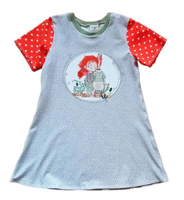 Kinderkleid Sommerkleid LANDLEBEN in Gr. 122