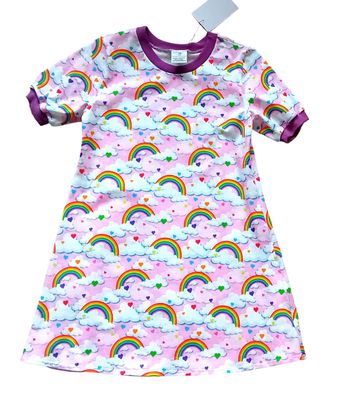 Kinderkleid Sommerkleid REGENBOGEN in Gr. 134