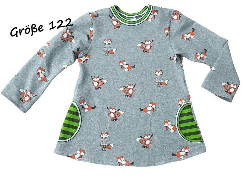 Kinderpullover langarm FRECHER FUCHS in Gr. 86 und 122