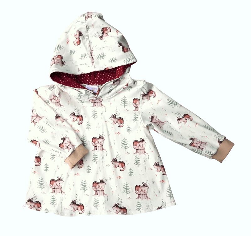 Kapuzenpullover Kinder Hoodie EICHHORN in Gr. 80