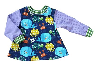 Kinderpullover langarm KLEINER WAL in Gr. 86