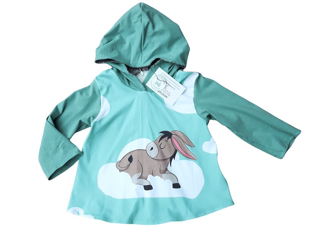 Kapuzenpullover Kinder Hoodie ESELPANEL in Gr. 92