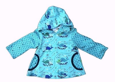 Kapuzenpullover Kinder Hoodie WALE in Gr. 92
