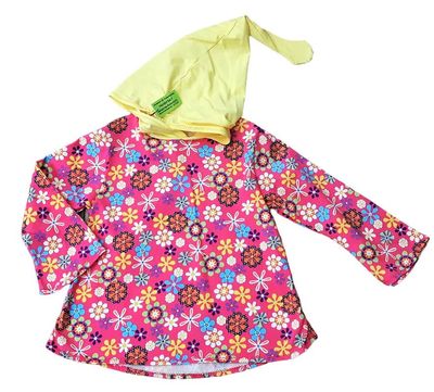 Kapuzenpullover Kinder Hoodie BLUMENRAD in Gr. 104