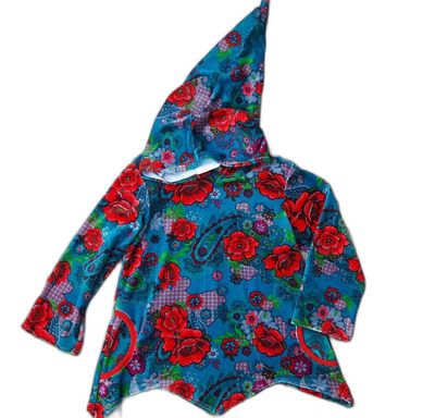 Zipfelpullover Kinder NICKIBLUMEN in Gr. 128