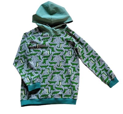 Kapuzenpullover Jungen  KROKODILE in Gr. 128