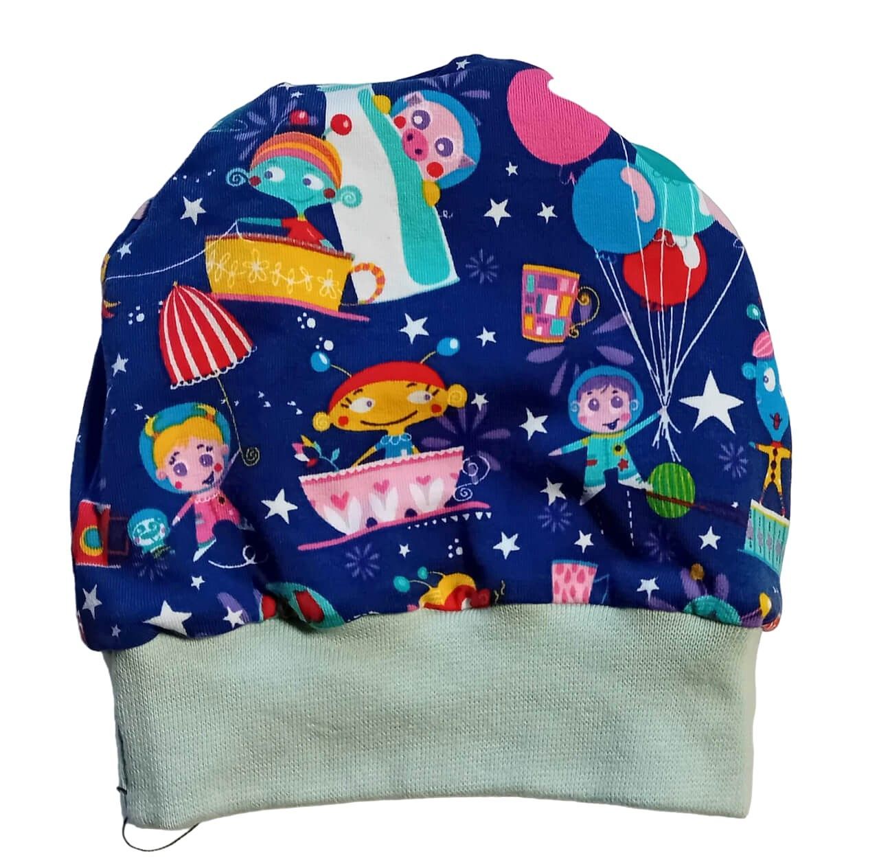 Baby Beanie  COSMOPARTY HERZEN 0-6 Monate