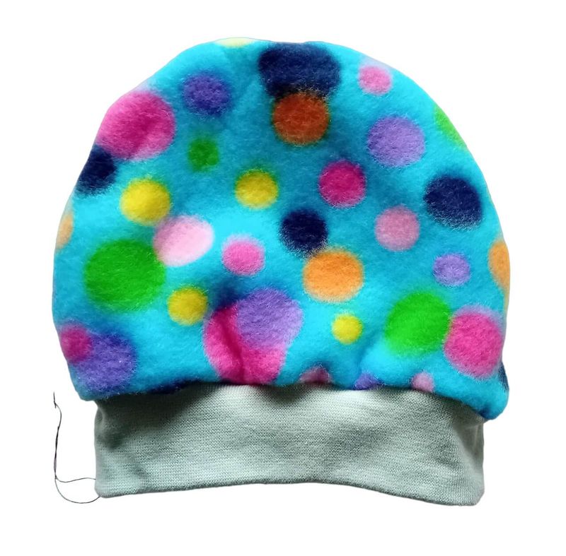 Baby Beanie PUNKTE RAUTEN / 6-9 Monate