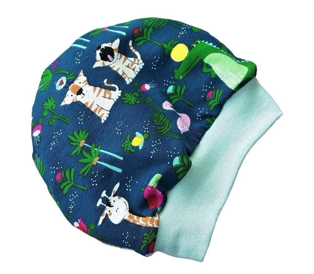 Baby Beanie DSCHUNGEL MONSTER / 6-9 Monate