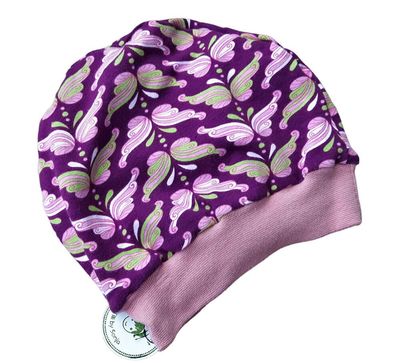 Baby Beanie  PUNKTE SCHMETTERLING / 9-12 Monate