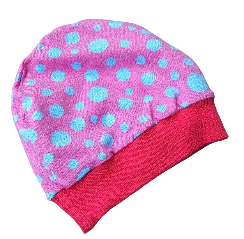Baby Beanie  WASCHBAEREN PUNKTE / 9-12 Monate