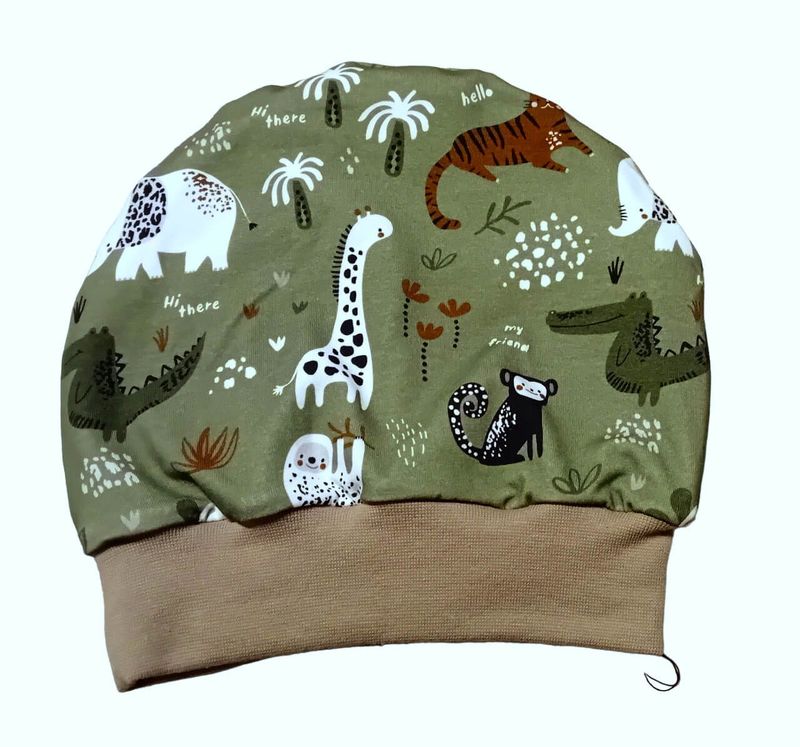 Kinder Beanie  WILDE TIERE / 12-18 Monate