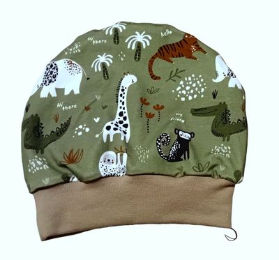 Kinder Beanie  WILDE TIERE / 12-18 Monate