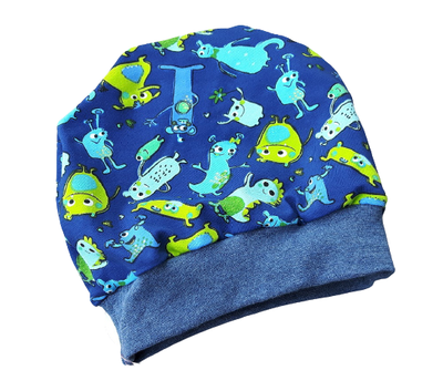 Kinder Beanie  MONSTER STERNE  / 12-18 Monate