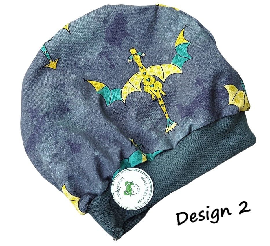 Kinder Beanie DRACHEN MUSIKPOWER / ab 18 Monaten