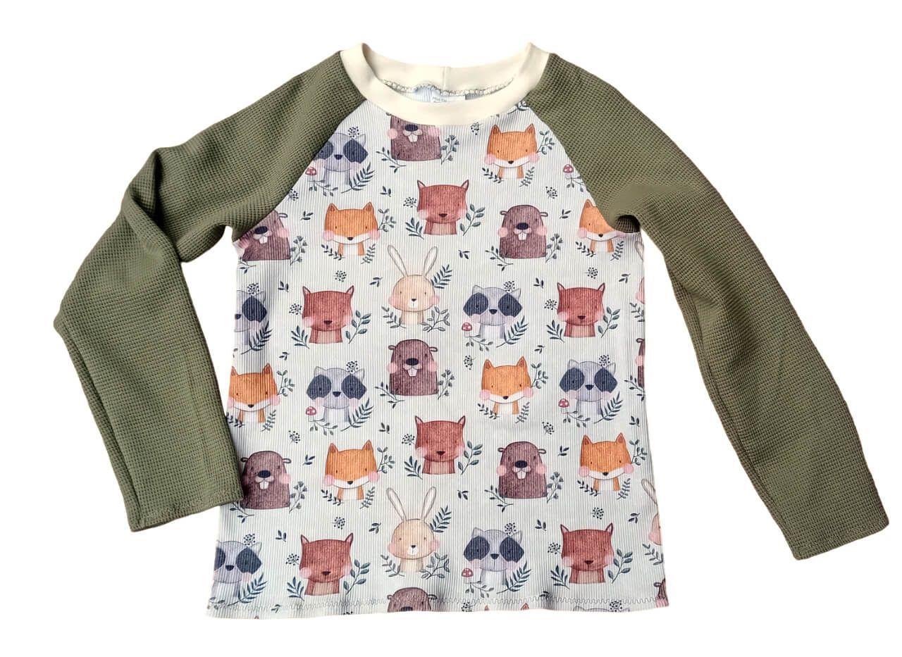 Langarmshirt Kinder WALDLIEBE in Gr. 128