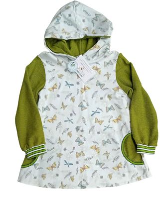 Kapuzenpullover Kinder Hoodie SCHMETTERLINGE in Gr. 122