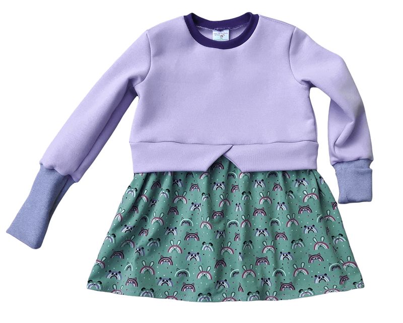 Girly Sweater  REGENBOGEN HASEN in Gr. 110