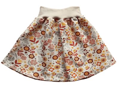 Kinderrock Tellerrock BLUMENZAUBER in Gr. 98/104