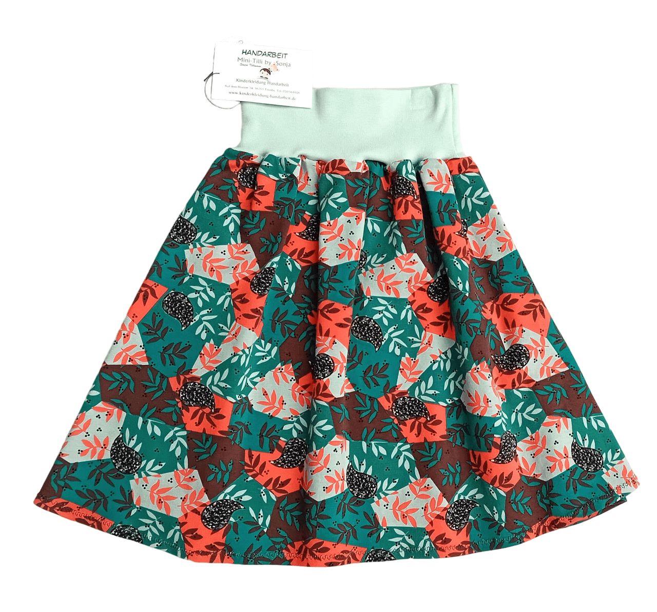 Kinderrock Tellerrock HERBSTLICH in Gr. 134/140