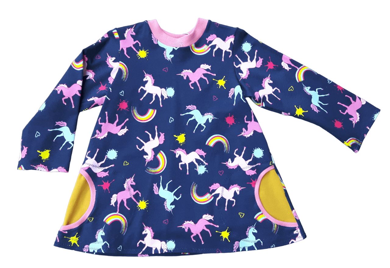 Kinderpullover langarm EINHORN in Gr. 116
