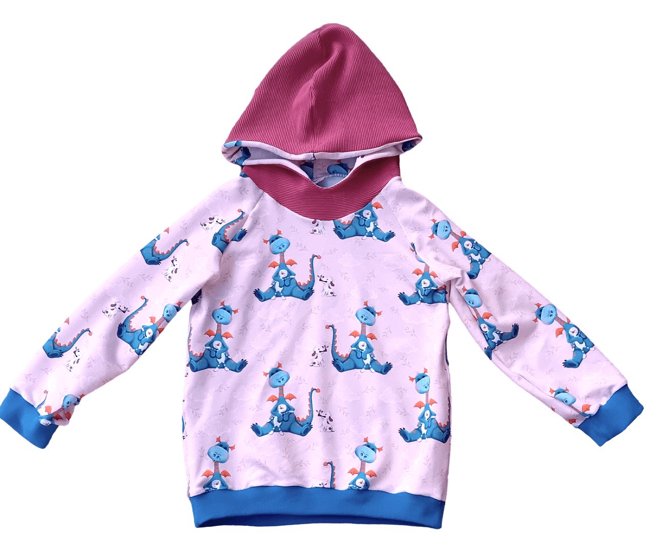 Kapuzenpullover Kinder Hoodie DRACHENKIND in Gr. 110 und 116