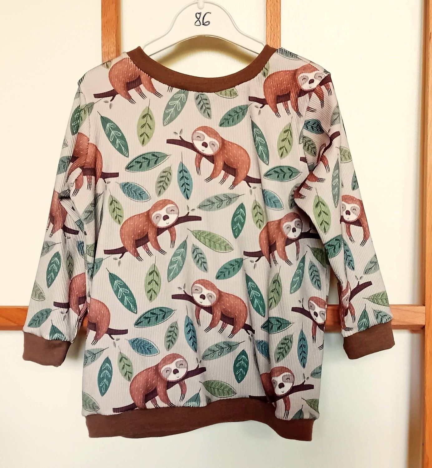 Kinder Pullover FAULTIERE in Gr. 86