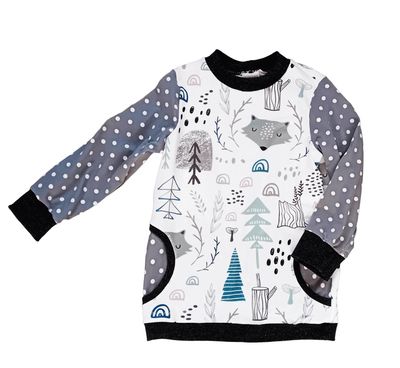 Jungen Pullover WALDTIERE in Gr. 110/116