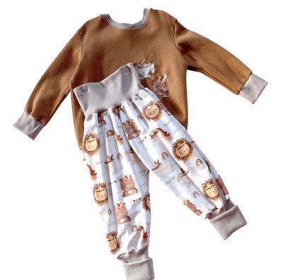 Kinder Set Pullover & Hose  WILDE TIERE in Gr. 86/92