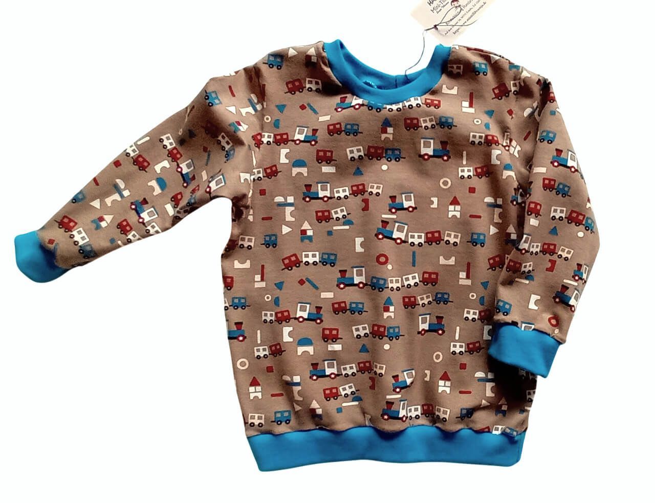 Jungen Pullover EISENBAHN in Gr. 92