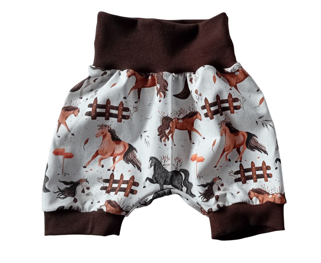 Kindershorts PFERDE in Gr. 80-92
