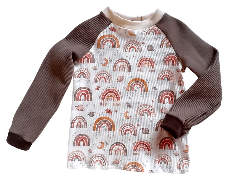 Langarmshirt Kinder REGENBOGEN in Gr. 104