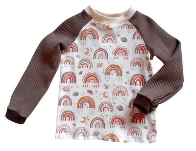 Langarmshirt Kinder REGENBOGEN in Gr. 104