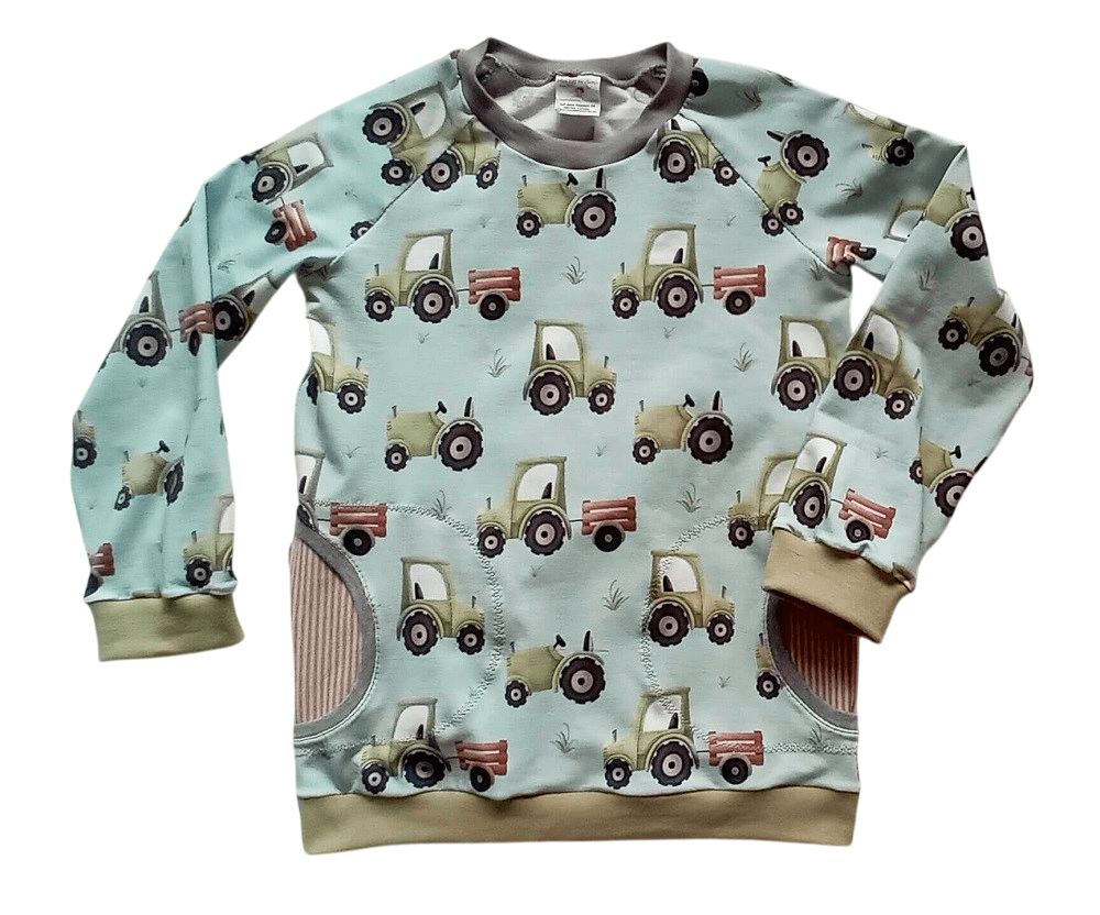 Jungen Pullover TRAKTOREN in Gr. 122