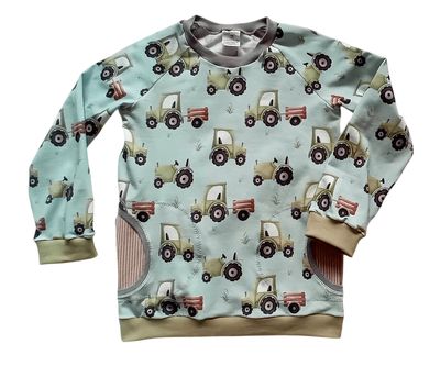 Jungen Pullover TRAKTOREN in Gr. 122