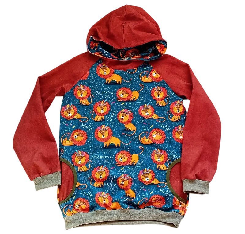Kapuzenpullover Jungen LION KING in Gr. 134