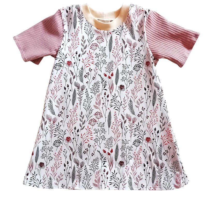 Kinderkleid Sommerkleid BLUMENZWEIGE in Gr. 98