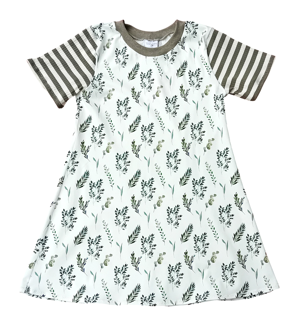 Kinderkleid Sommerkleid EUKALYPTUS in Gr. 134