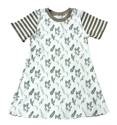 Kinderkleid Sommerkleid EUKALYPTUS in Gr. 134