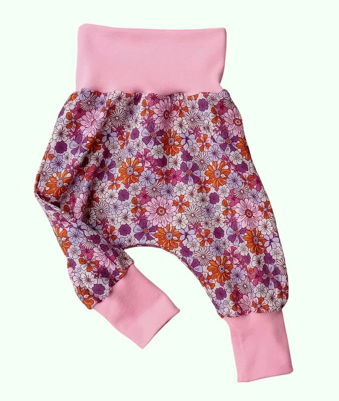 Baby Pumphose SOMMERBLUMEN in Gr. 56/62