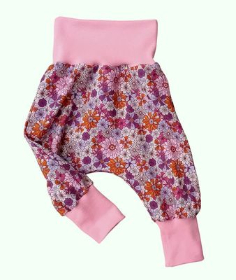 Baby Pumphose SOMMERBLUMEN in Gr. 56/62