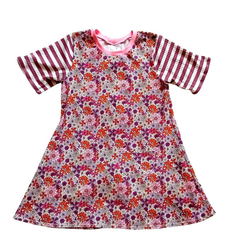 Kinderkleid Sommerkleid BLUMENSOMMER in Gr. 116