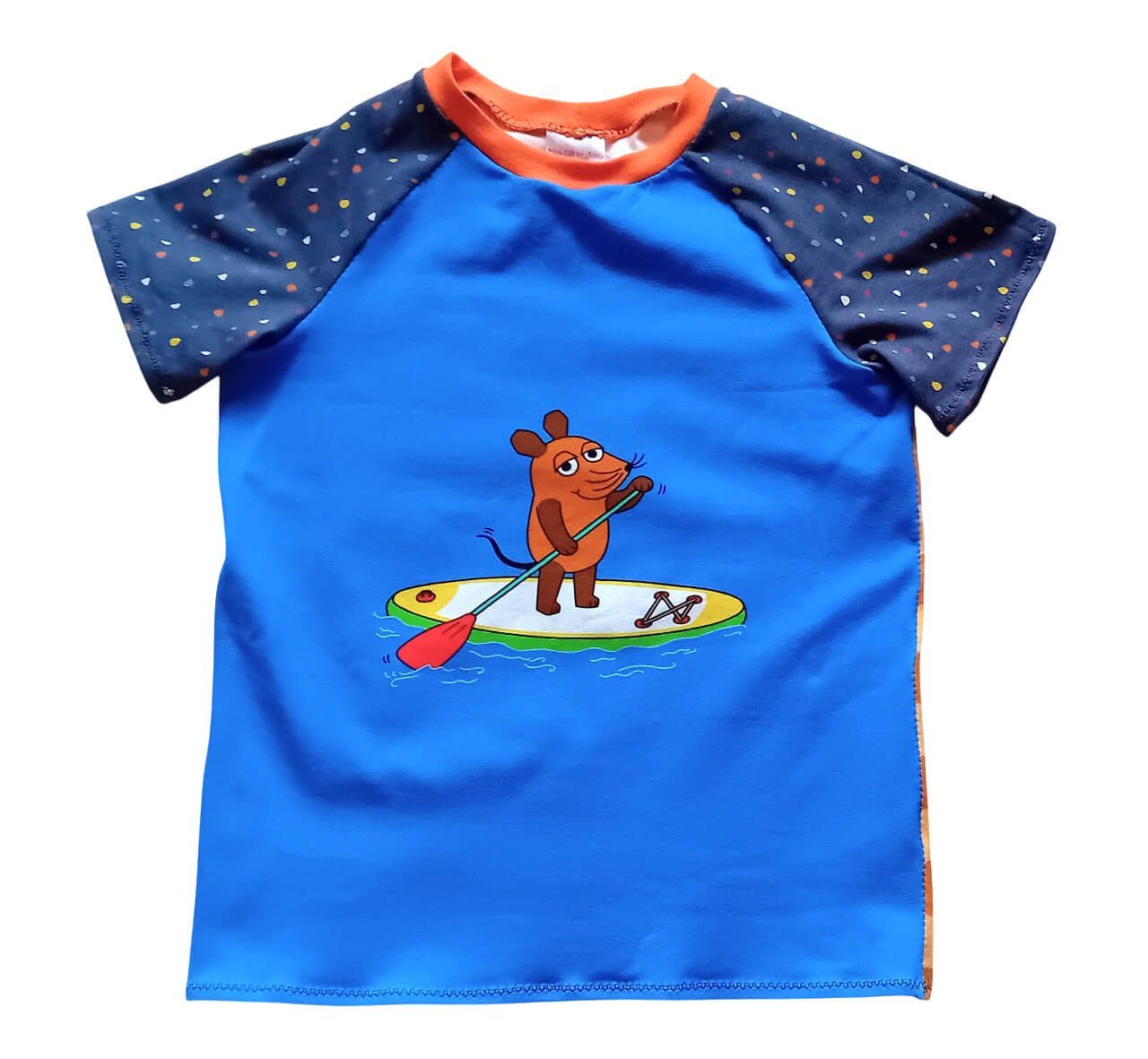 Kinder T-Shirt SURFING MAUS in Gr. 122