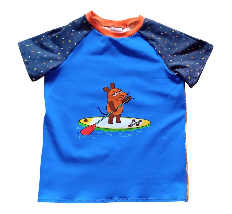 Kinder T-Shirt SURFING MAUS in Gr. 122