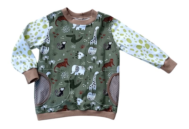 Jungen Pullover DSCHUNGEL in Gr. 98/104