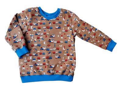 Jungen Pullover EISENBAHN in Gr. 92