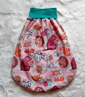 Baby Strampelsack FREUNDE IM HERBSTWALD | 0-5 Monate