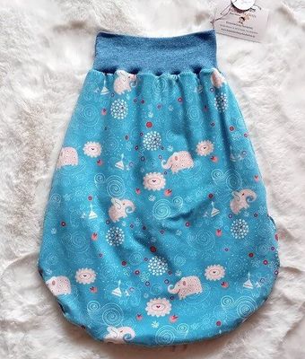Baby Strampelsack ELEFANTEN | 0-5 Monate