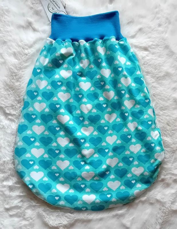 Baby Strampelsack HERZENSTIERE | 0-5 Monate